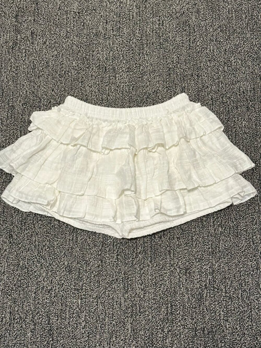 Lewkin Ruffle Tiered Mini Skirt